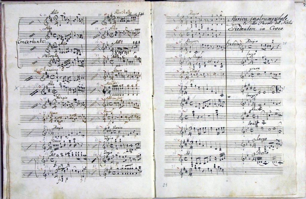 On these four pages, three different copyists at different times were at work